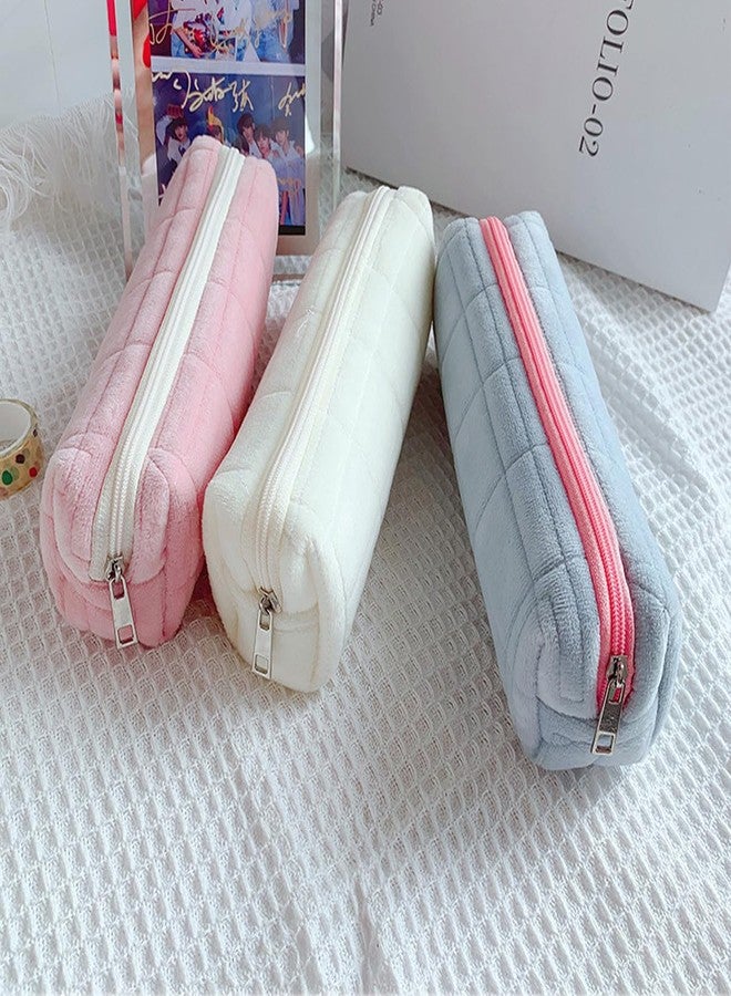 HABUAETY Pencil Case Pouch Pen Case Office Stationery Storage Bag Makeup Cosmetic Bags - Image 4