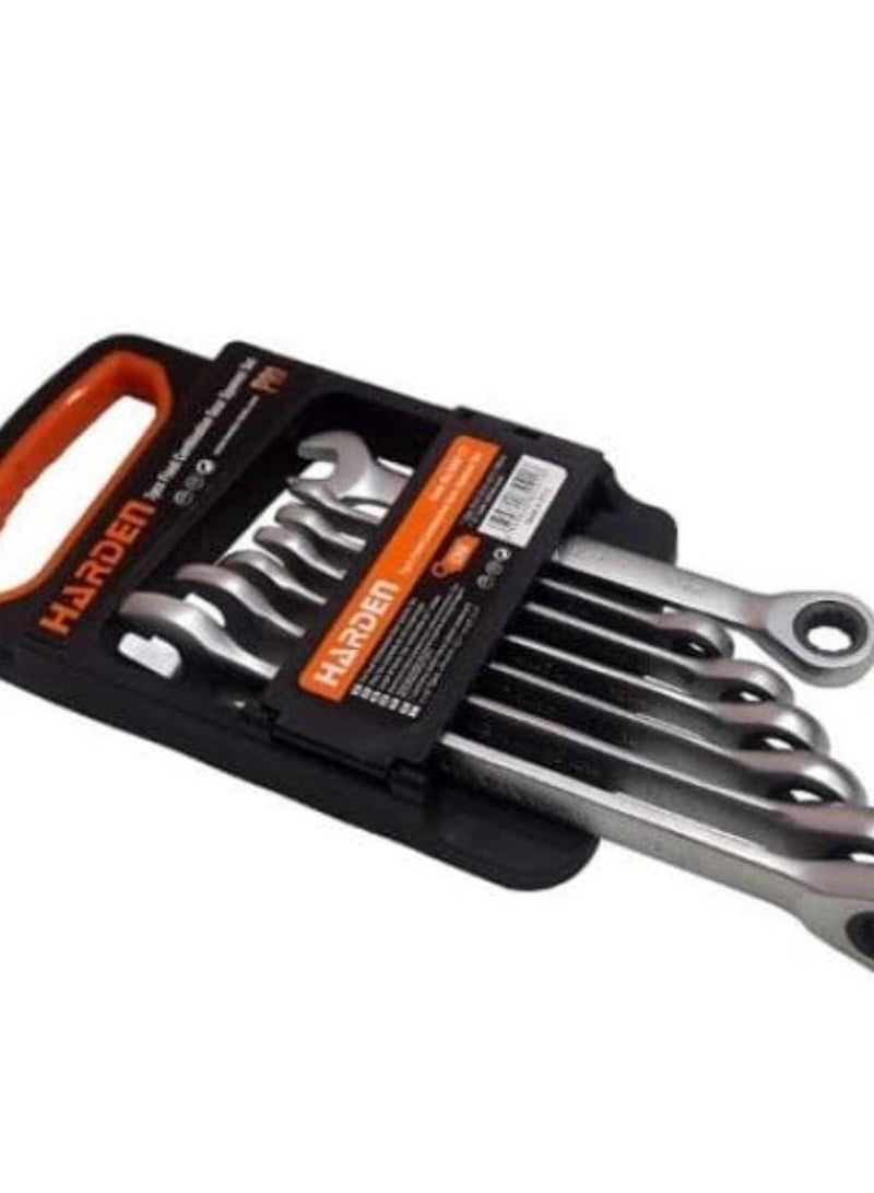 Harden 7pcs fixed combination gear spanner set 8x19 - Image 1