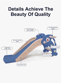 MaBaby Children's Slide, Home Independent Children's Slide Climbing Entertainment Toy Set Easy To Assemble Suitable For Young Children Indoors  - Image 3