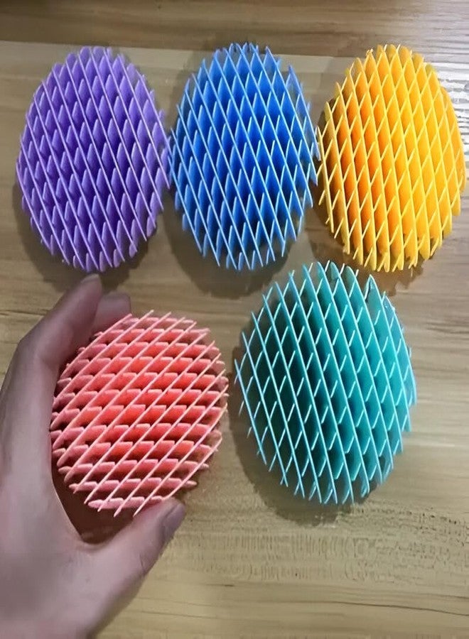 3D CRAFT Expandable Honeycomb Plastic Fidget Morf Worm , Multi-Color Pack of 1, Multicolor,Figure Toy - Image 2