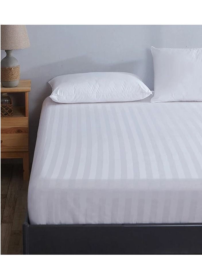 Hotel fitted sheet, size 160×200, height 30 cm - Image 1