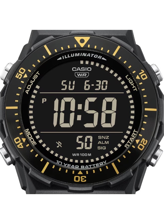 CASIO AE-1700-1BVDF Digital Sports Watch – Black Resin Strap, Large Display, Everyday Outdoor & Active Wear - Image 4