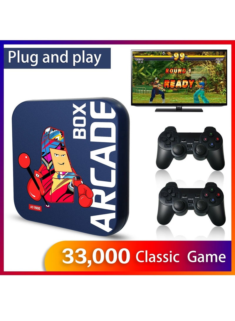 Generic Arcade Box Game Console for PS1/DC/Naomi 64GB/128GB Classic Retro 33000+ Games Super Console 4K HD Display on TV Projector Monitor (128G)  - Image 2