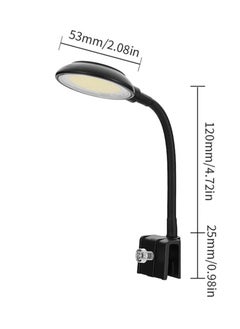 KASTWAVE Mini Aquarium Light Clip On, LED Fish Tank Light, Black USB Fish Tank Light, Led Aquarium Light for Plants, High Brightness Round Water Grass Lights for Small Fish Tank, FreshwaterTank, Planted Tank  - Image 5