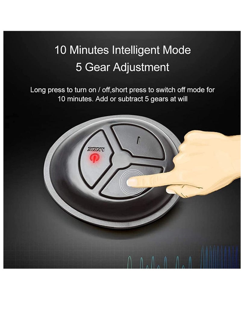 SYOSI - V-Face Massager,Electric Double Chin Reducer，3 Massage Modes，V Face Lifting Machine，Microcurrent Facial Massager Device，Facial Chin Lift，USB Charged Black - Image 1