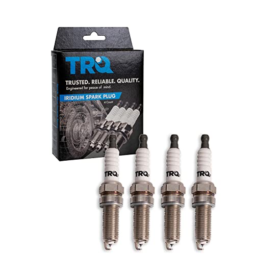 TRQ Spark Plug Set Fits Cadillac Chevrolet Ford GMC Jaguar Land Rover Lincoln - Image 1
