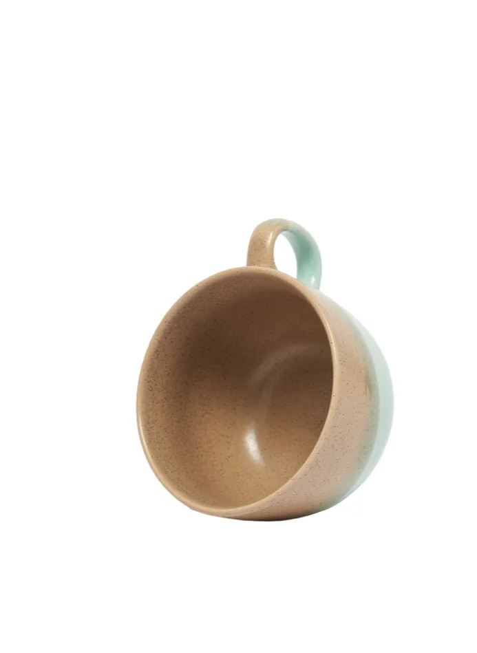 Prickly Pear Prickly Pear Set of 2 Splice Teacups & Saucer - Stylish Drinkware Set