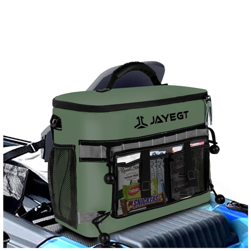 JAYEGT Kayak Cooler Behind Seat - Waterproof Cooler Bag Compatible with Lawn-Chair Seat Kayak, Portable Ice Chest for Fishing, Beach, Travel, Picnic, Leak-Proof - Image 1