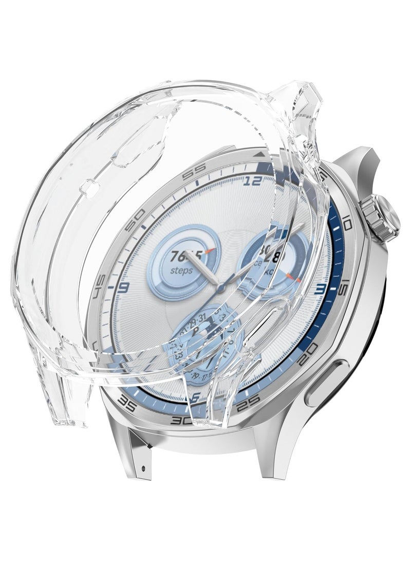 Full Cover Case Protector Compatible with Huawei Watch GT 5 46mm Watch TPU Case Protector (Clear) - Image 1