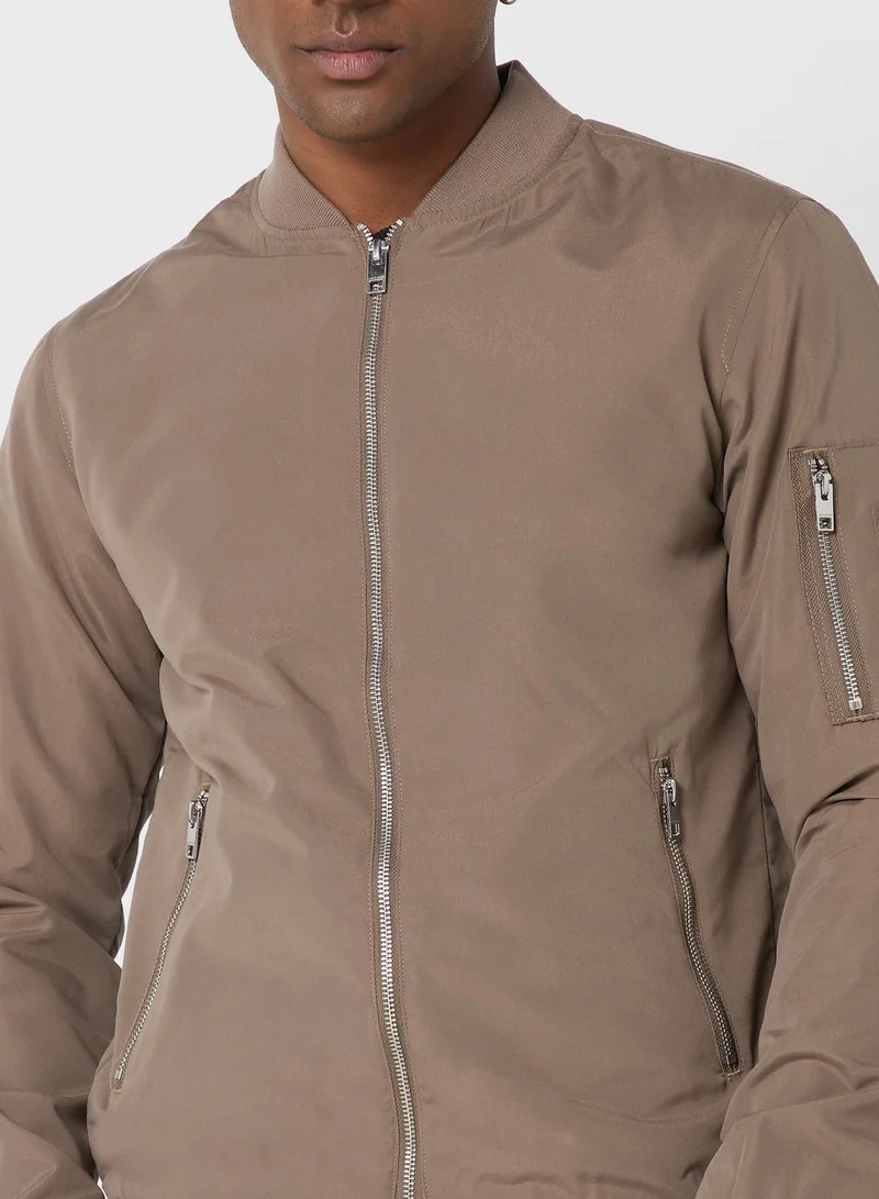 JACK & JONES Zipppered Bomber Jacket