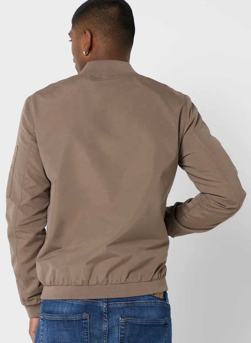 JACK & JONES Zipppered Bomber Jacket