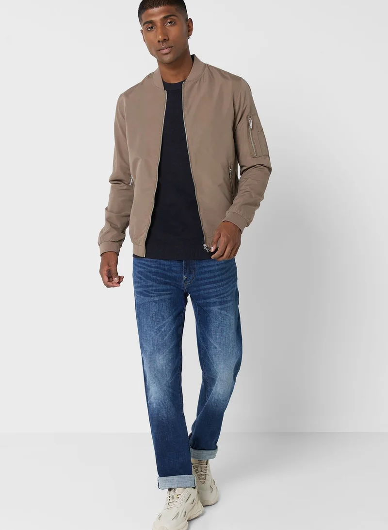 JACK & JONES Zipppered Bomber Jacket