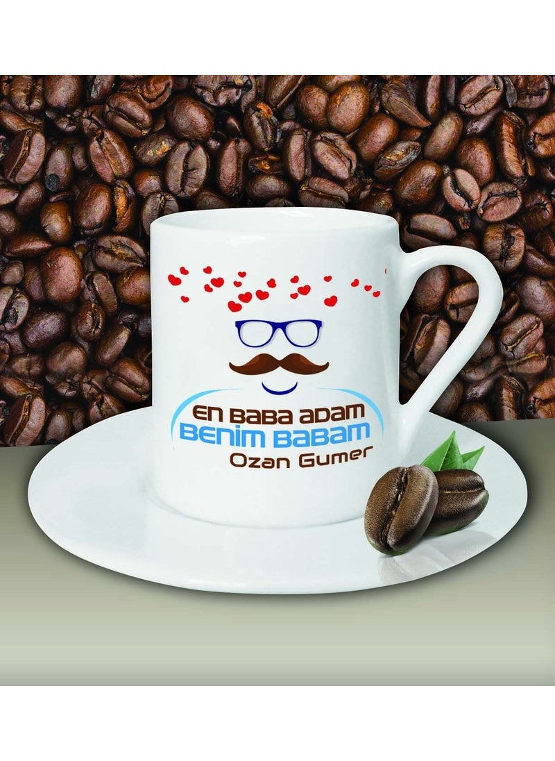 Hediye Zengini Gift Rich Personalized The Greatest Man My Father Design White Coffee Cup 
