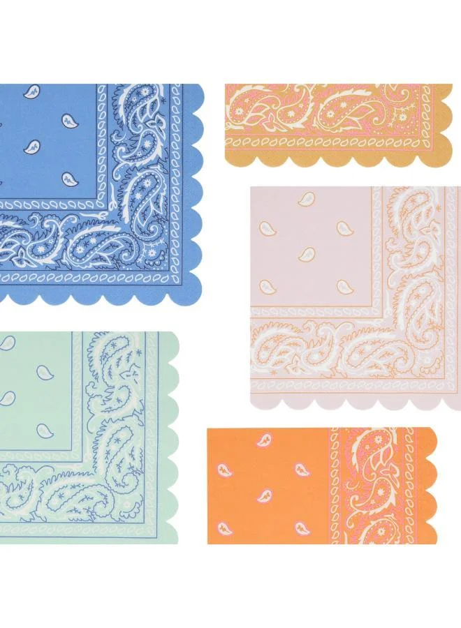 Meri Meri Western Bandana Large Napkins