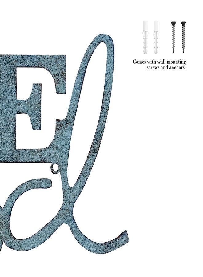 لافيش هوم لوحة جدارية - لوحة معدنية مزخرفة بعبارة "الحياة جميلة" - ديكور منزلي ثلاثي الأبعاد بكلمات فنية، مناسب للأنماط الريفية الحديثة أو الكلاسيكية، من تصميم لافيش هوم. - Image 2