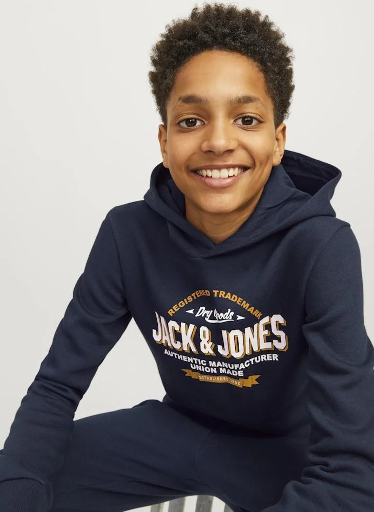 Jack & Jones Junior Kids Slogan Hoodie