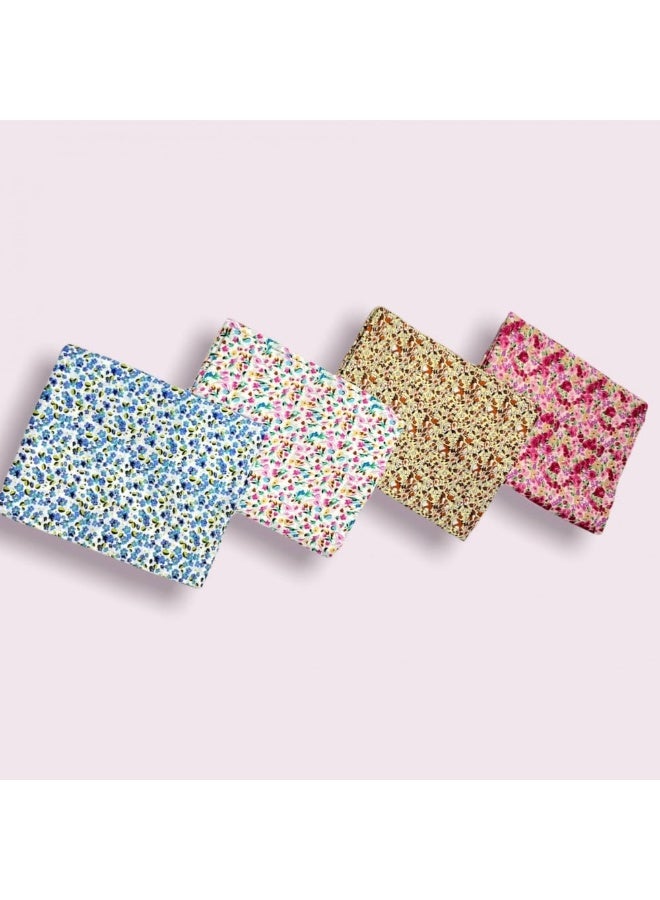 4 pieces/women's open prayer sheet, soft rose fabric - guest package