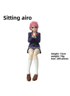 Generic Supernatural Armed Dada Dare Dare Party Psychic Ayase Tao Beautiful Girl Secondary Hand-made Doll Ornaments-Color:Seated Airo-bag  - Image 1