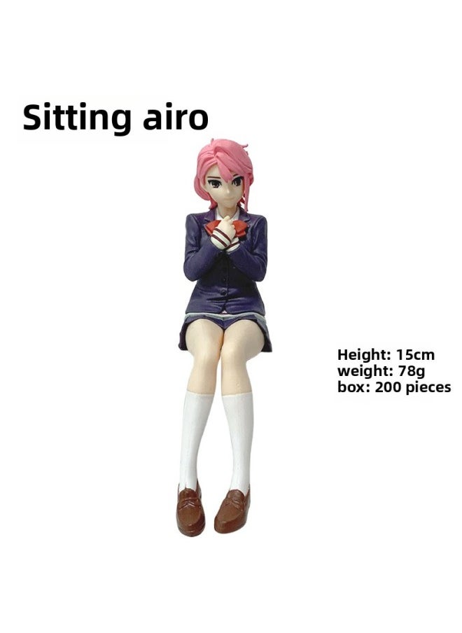 Supernatural Armed Dada Dare Dare Party Psychic Ayase Tao Beautiful Girl Secondary Hand-made Doll Ornaments-Color:Seated Airo-bag  - Image 1