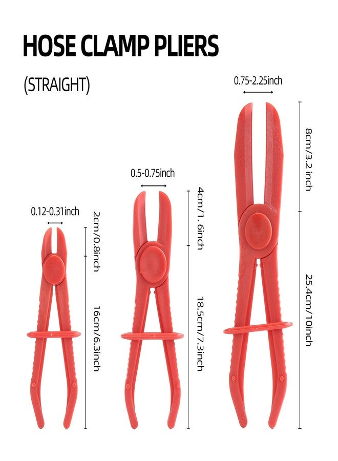 LoveBB 6 Pack Hose Pinch off Pliers Set, Straight & 90 Angled Hose Clamp Pliers Pinch for Flexible Hoses, Fuel, Radiator & Brake Lines - Image 3