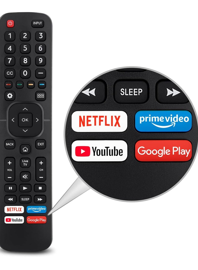 ELTRAZONE Universal Remote Control for Hisense Smart TVs - Image 1