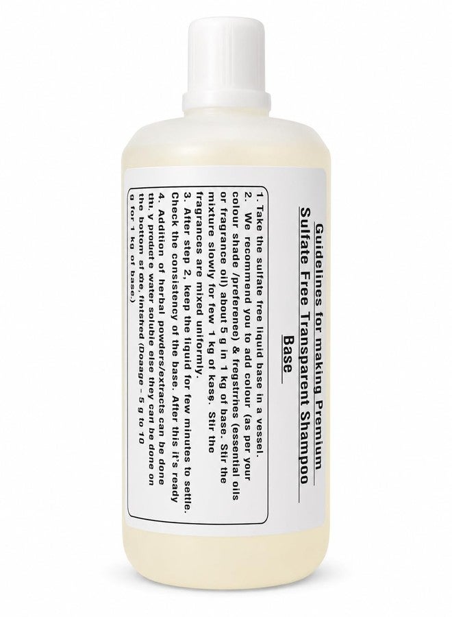 Soapy Twist Sulfate Free Transparent Shampoo Base (750g) | SLS, SLES & Paraben Free DIY Shampoo Base | Herbal Shampoo Base - Image 1