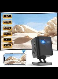 Generic Mini Projector Generic Mini Projector with Android TV,DLP Portable Projector,1080P ...