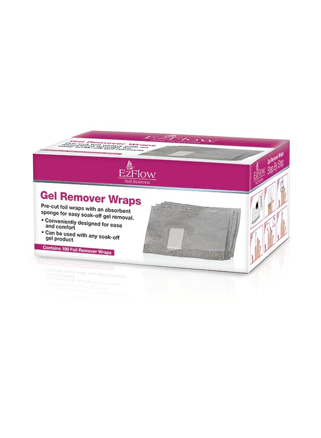 EzFlow Remover Foil Wraps - 100Ct