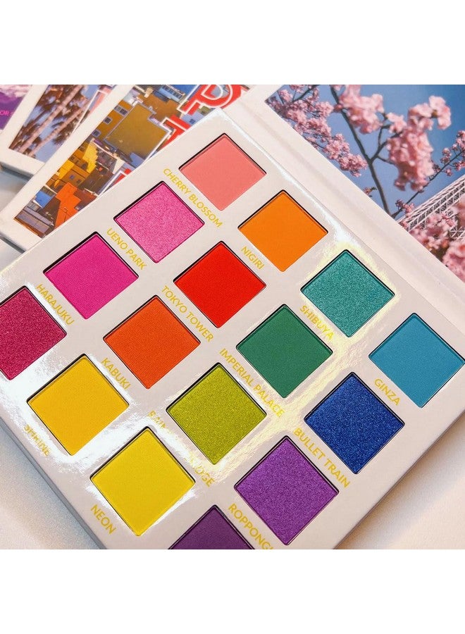 بي إتش كوزماتكس بي إتش كوزماتيكس، لوحة ظلال عيون من 16 لونًا، بودرة مضغوطة، عصرية في طوكيو، 4.2 أونصة - Image 2