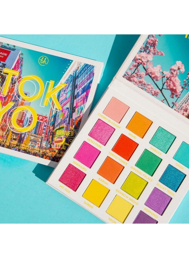 بي إتش كوزماتكس بي إتش كوزماتيكس، لوحة ظلال عيون من 16 لونًا، بودرة مضغوطة، عصرية في طوكيو، 4.2 أونصة - Image 5