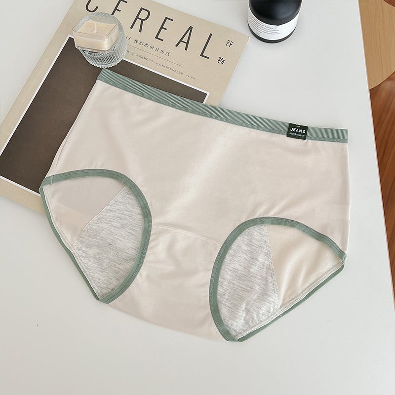 Creative Lightweight Plus-Size Period Panties Smoky Cyan - Image 5
