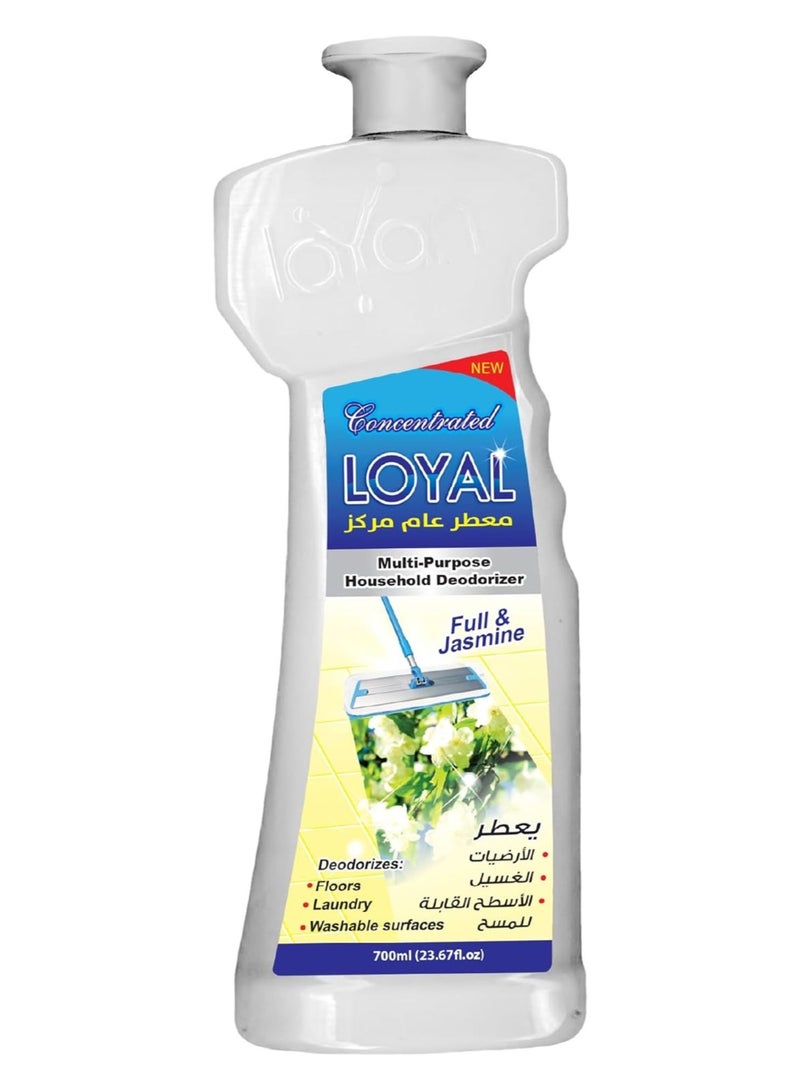 Loyal Multi-Purpose Household Deodorizer Full & Jasmine White - Bad Odor Remover - Safe to Use - 700 ml - Image 1