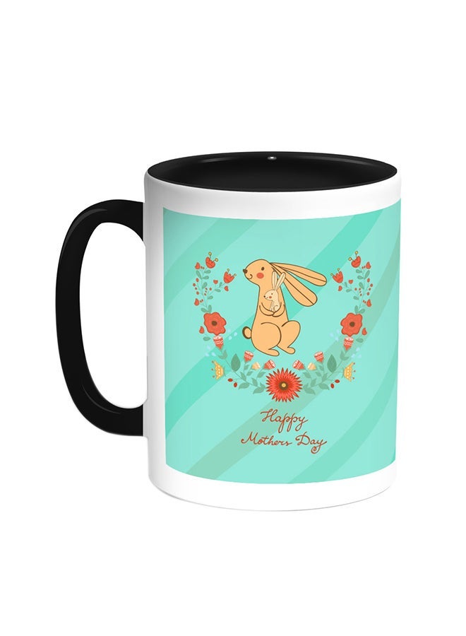 RYN Happy Mother's Day Printed Coffee Mug Black/White 11ounce