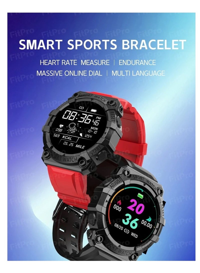 AROAQ Smart Watch, Pink Large Display Bluetooth Calling Rugged Smartwatch,  Ip68 Touchscreen Fitness Smart Watch For Ios And Android - Image 2