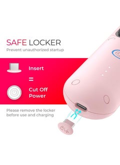 TYMO TYMO Porta Cordless Hair Straightener Brush, Pink Color  - Image 5
