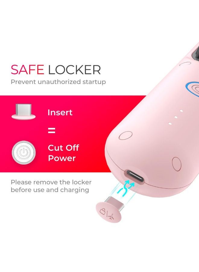 TYMO TYMO Porta Cordless Hair Straightener Brush, Pink Color  - Image 5
