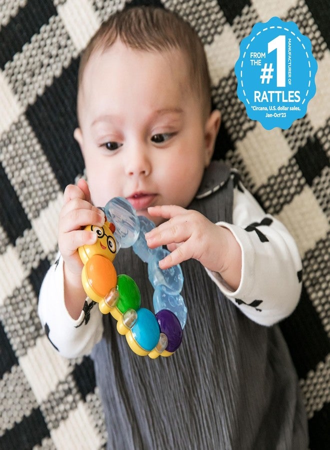 Baby Einstein Teether-pillar Rattle and Chill Teething Toy, Ages 3 months + - Image 2