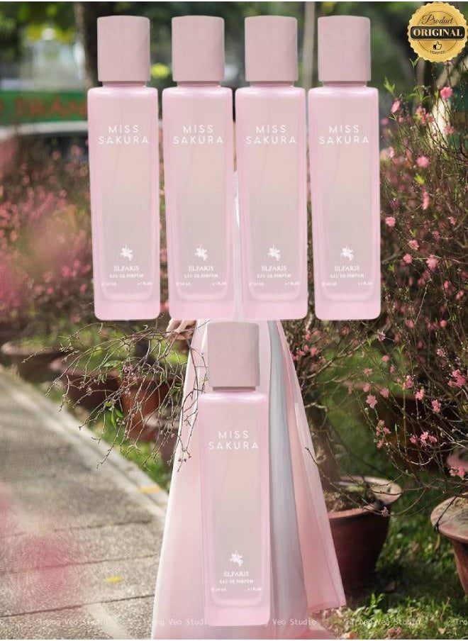 الفارس 5 قطع عطر مس ساكورا إلفارس 200 مل  - Image 1