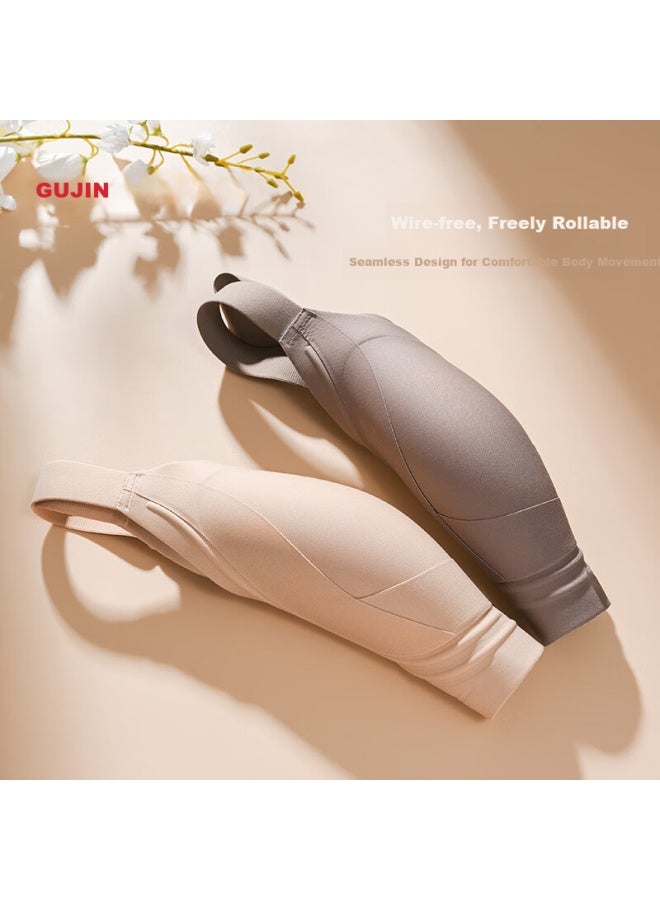 Gujin Women's Wireless Underwear 10a Antibacterial Jelly Soft Support Full Coverage Bra - Image 4