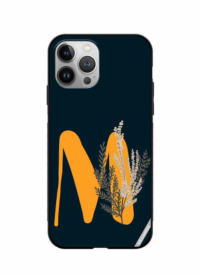VR CREATIVE Protective Case Cover For Apple iPhone 11 Pro Max Alphabet M(113) Design Multicolour  - Image 1