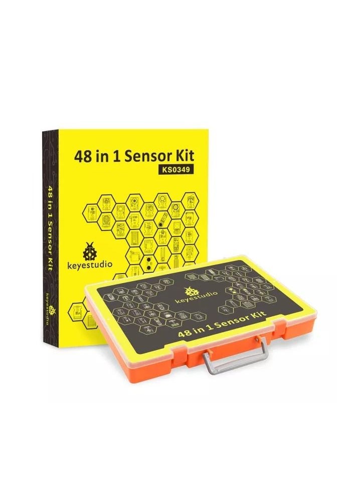 Keyestudio - 48 in 1 Sensor Starter Kit With Gift Box For Arduino DIY Projects (48pcs Sensors) - Image 1