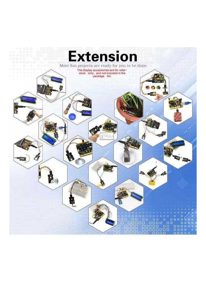 Keyestudio - 48 in 1 Sensor Starter Kit With Gift Box For Arduino DIY Projects (48pcs Sensors) - Image 1