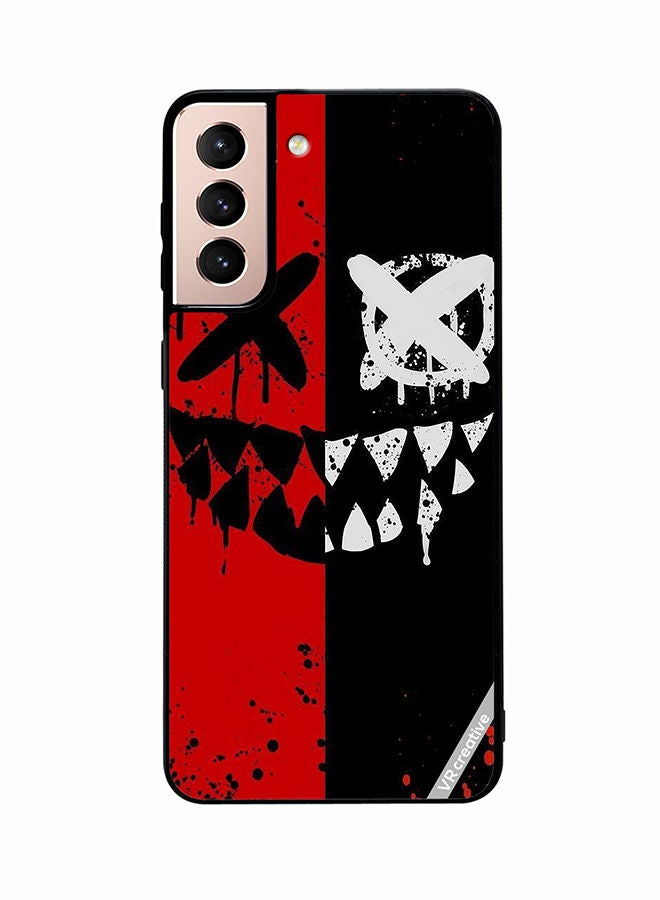 VR CREATIVE Protective Case Cover For Samsung Galaxy S21 Plus 5G Neon Square Design Multicolour - Image 1