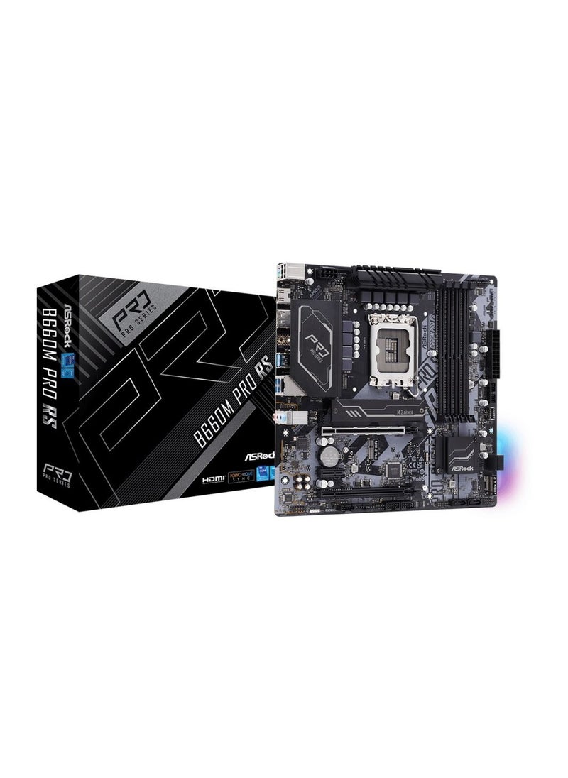ASRock B660M Pro RS LGA1700 DDR4 Intel Motherboard
