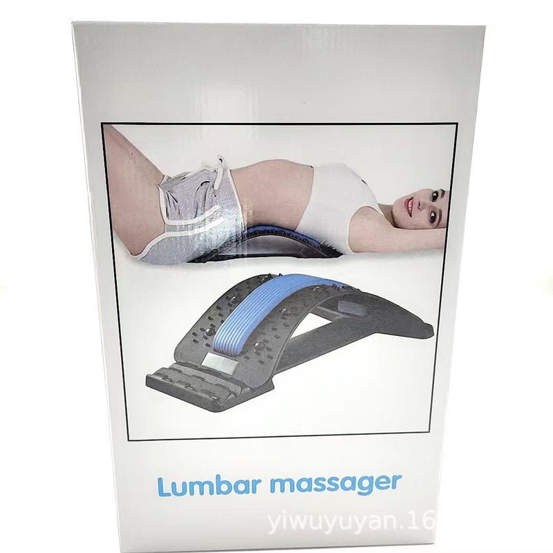 Lumbar Soothing Apparatus Traction Stretching Waist Massager Correcting Spine Waist Protection Yoga Open Back Waist Support Auxiliary Artifact - Image 1
