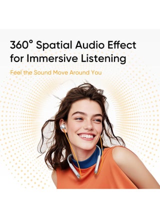 سماعات بلوتوث داخل الأذن realme Buds Wireless 5 ANC، 50dB إلغاء الضوضاء النشط، 13.6mm سائق باس ديناميكي، 360 درجة صوت مكاني، 45ms زمن استجابة منخفض، حتى 38 ساعة تشغيل، تصنيف IP55، اتصال بجهازين (فضي فجر) - view 5