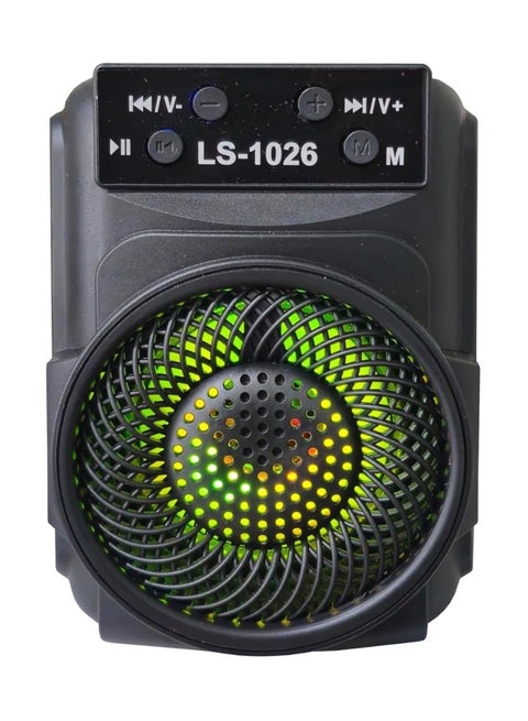 LS-1026 Super Bass Bluetooth Portable RGB Light Mini Speaker