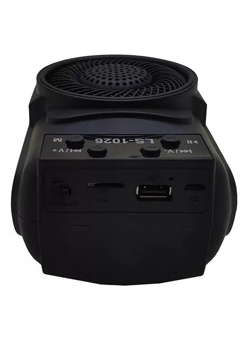 LS-1026 Super Bass Bluetooth Portable RGB Light Mini Speaker