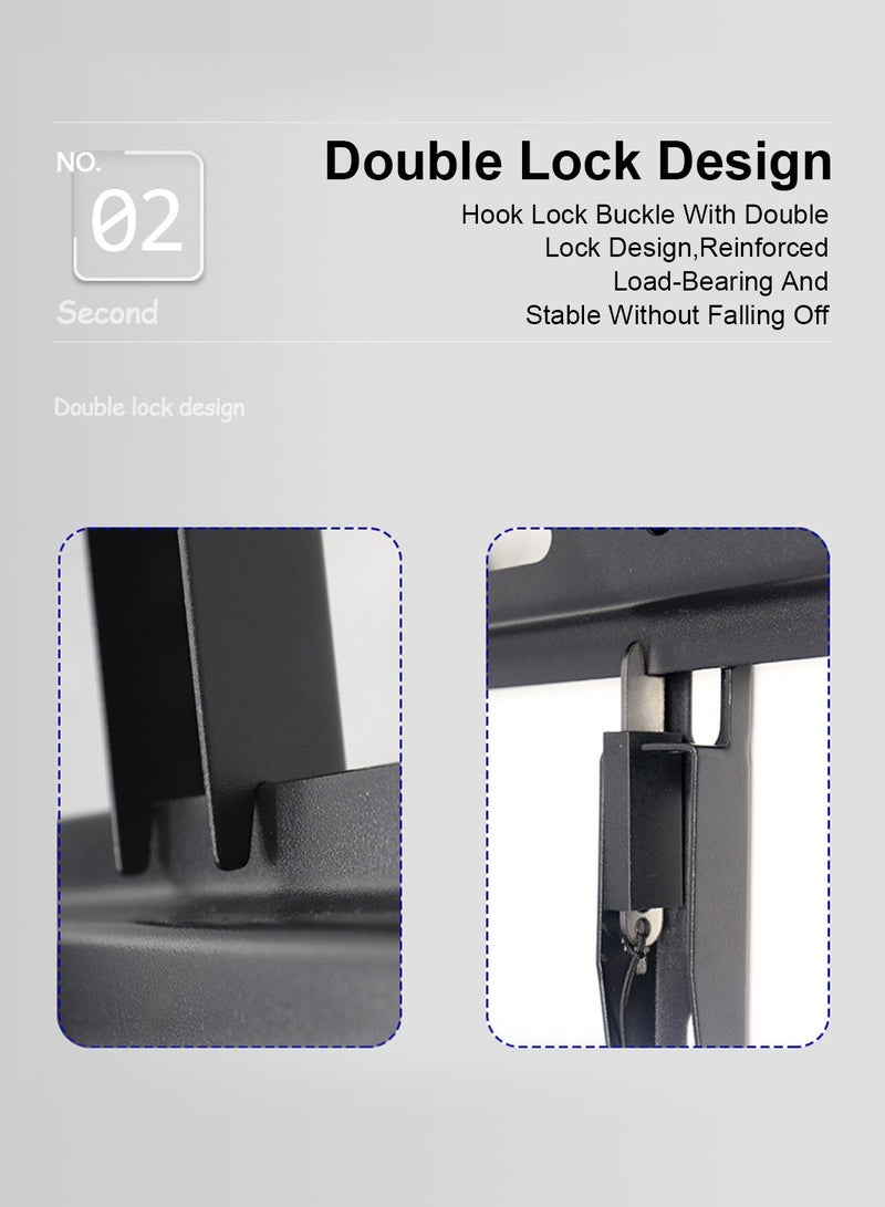 Fh TV Wall Mount Bracket for 26 to 65 Inch Flat Screen LED, LCD TV’S Low Profile, Fixed and Space Saving TV Bracket - Image 4