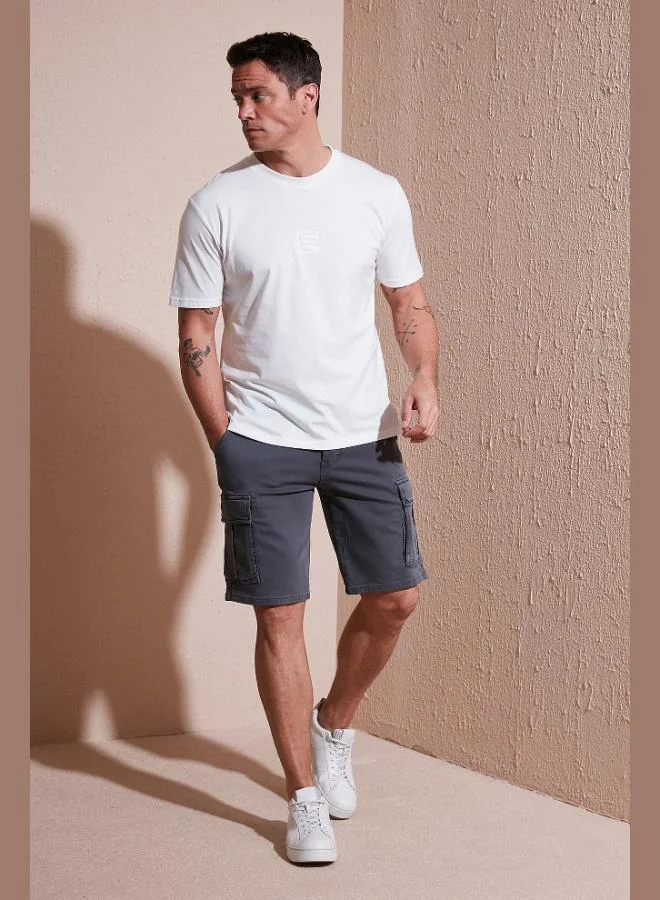 Buratti Stretch Cotton Regular Fit Normal Waist Cargo Shorts with Pockets Men's SHORTS 4510S79MILAN